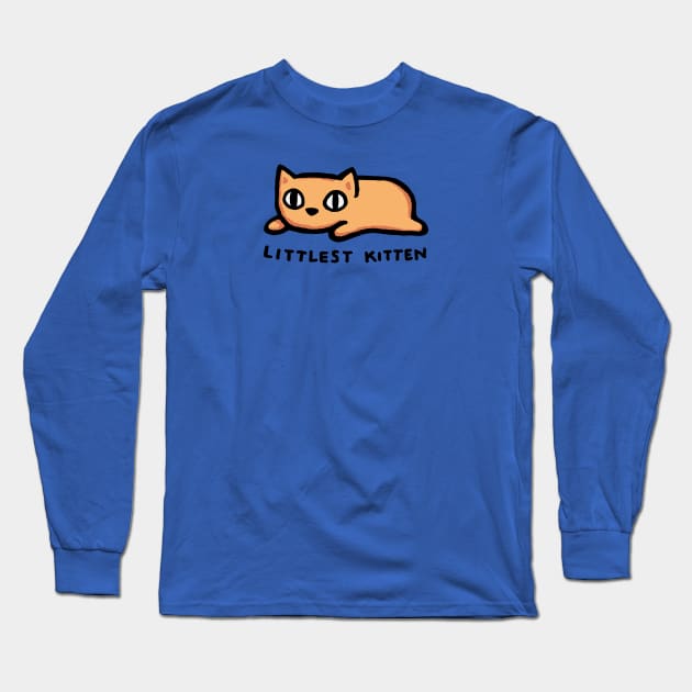 Littlest Kitten Long Sleeve T-Shirt by FoxShiver